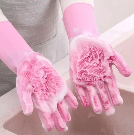 Yours Basket CleanSil  Premium Silicone Washing Gloves