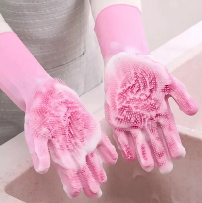 Yours Basket CleanSil  Premium Silicone Washing Gloves