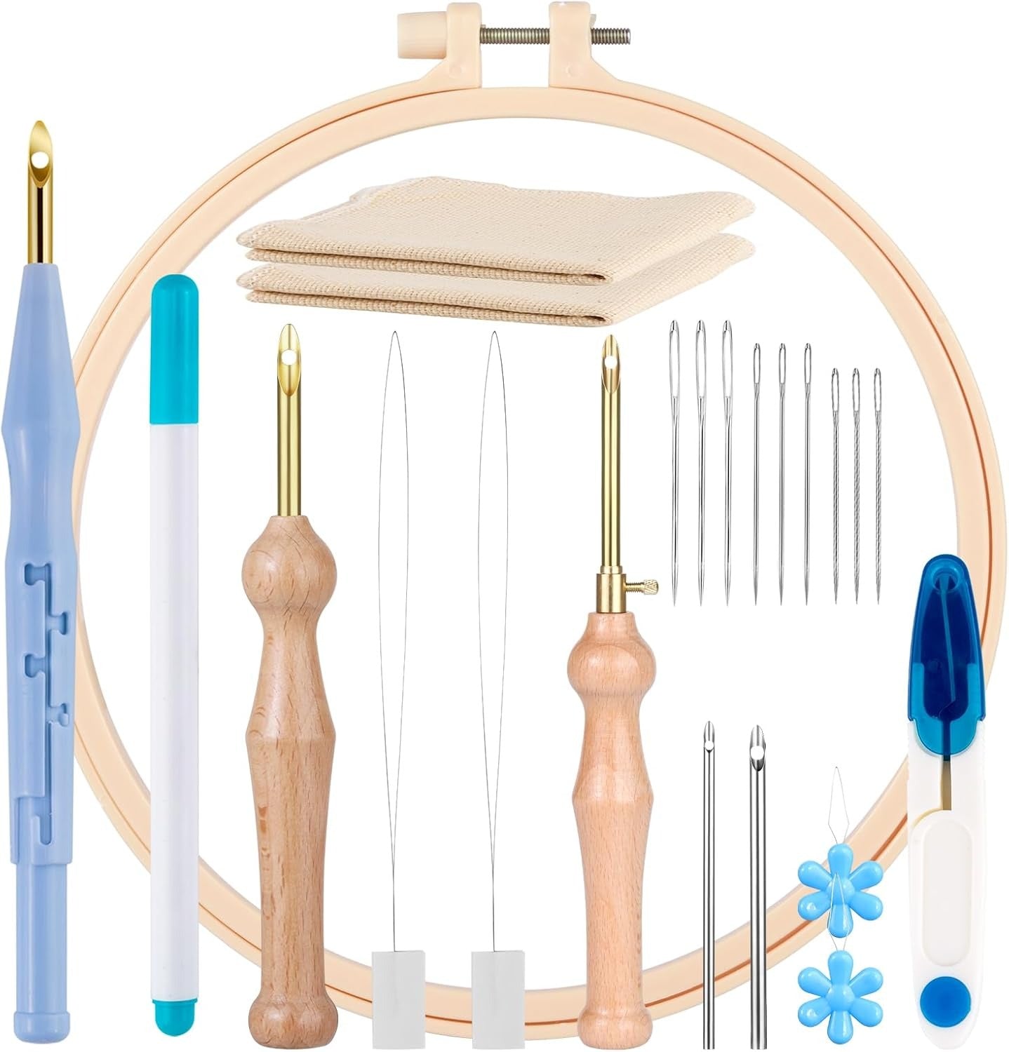 Punch Needle Embroidery needle Pen and Tool Kit