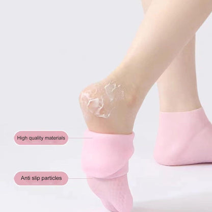 Reusable Silicone Moisturizing Gel Socks (IMPORTED)